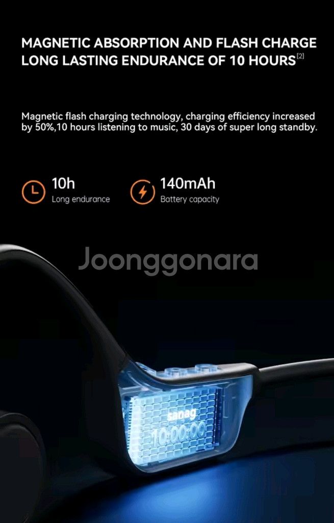 sanag B60s promax 골전도 이어폰--5