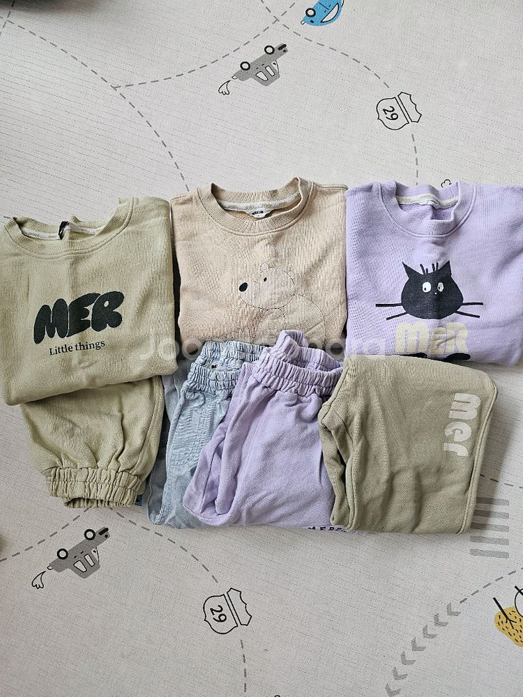 메르시유120.130 묶음(바지4티3)반값택포2만원--1