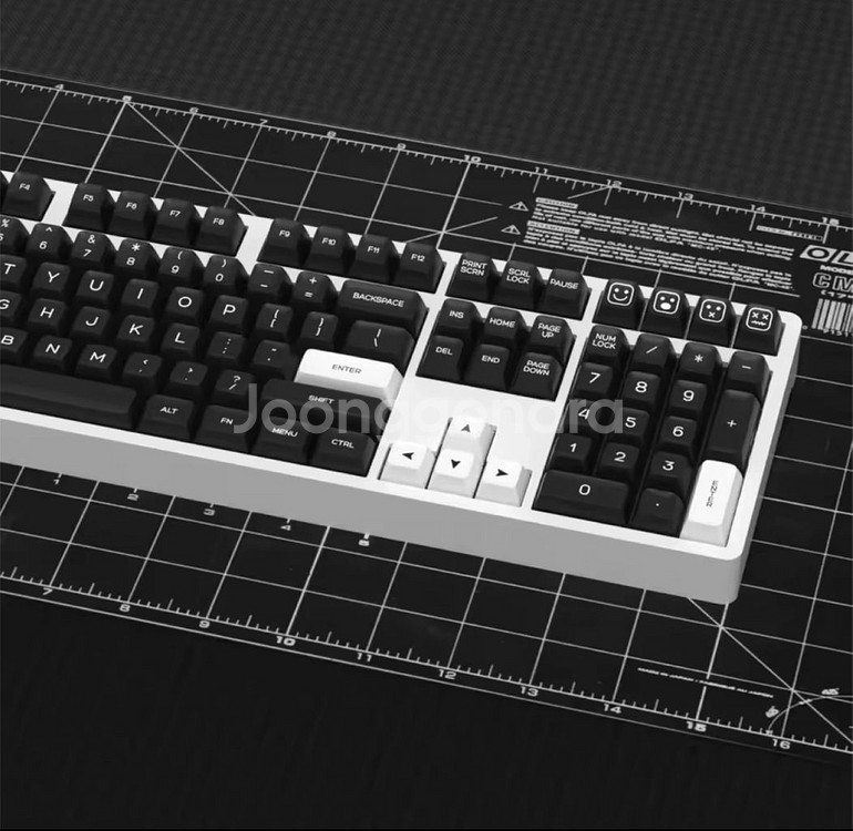 KBDiy 161 키 PBT SA 블랙 키캡--1