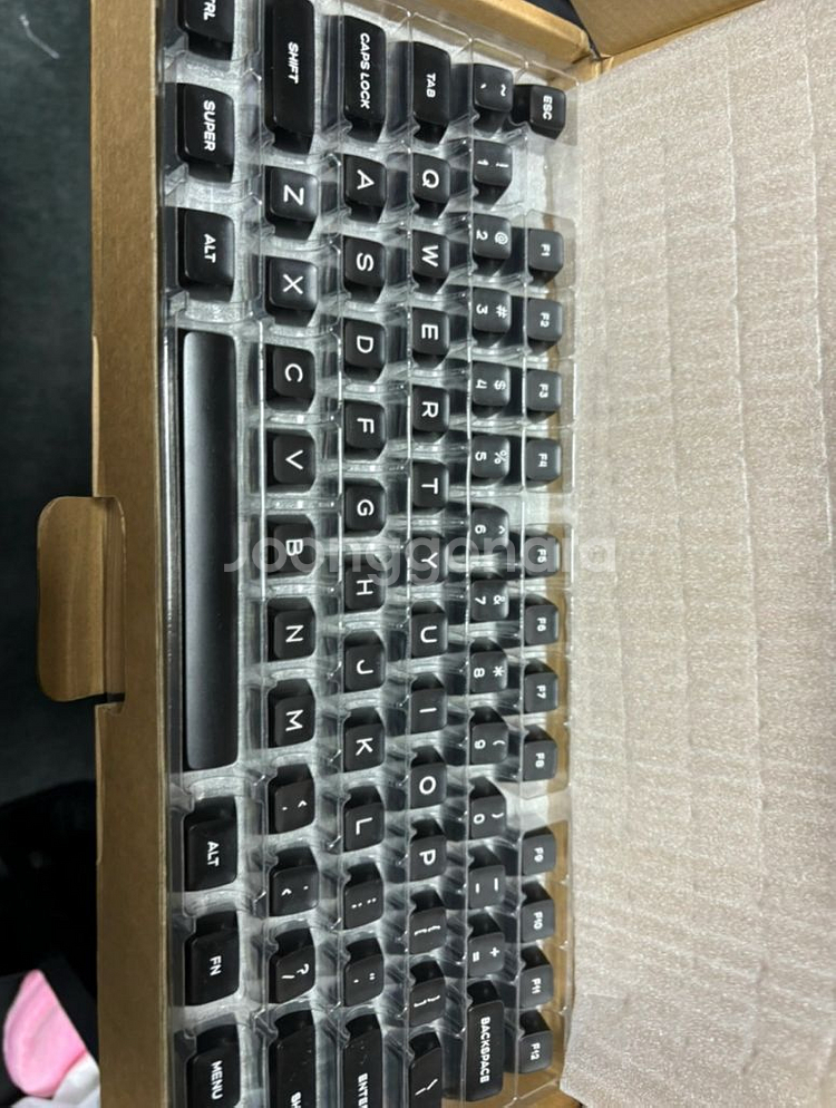 KBDiy 161 키 PBT SA 블랙 키캡--3