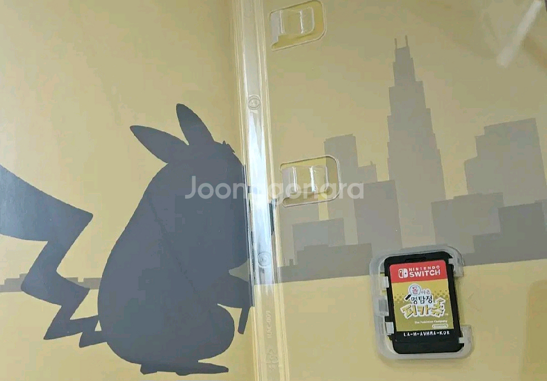 명탐정 피카츄 닌텐도 스위치 칩 게임--1