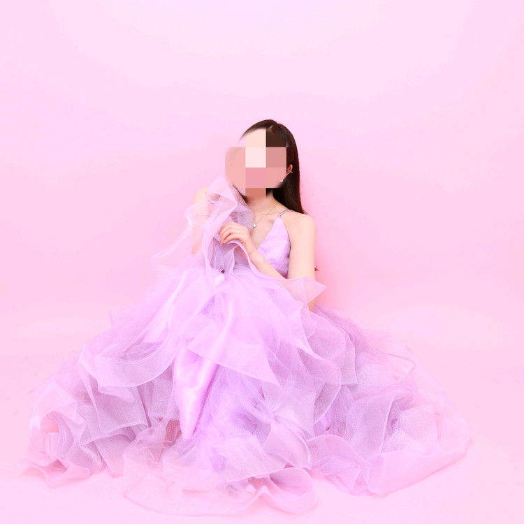 셀프 웨딩드레스, 촬영용 컬러드레스, 유색 드레스 판매 이미지