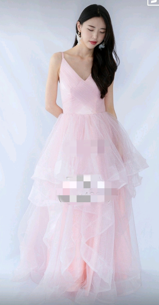 셀프 웨딩드레스, 촬영용 컬러드레스, 유색 드레스 판매 이미지