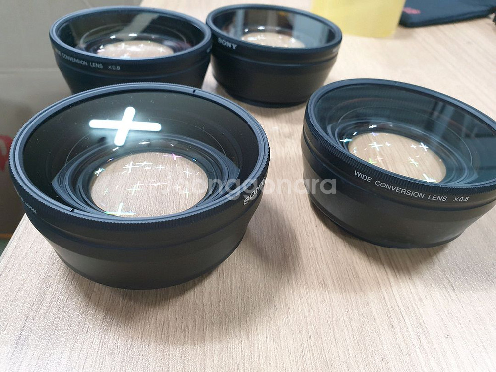 소니 SONY VCL-HG0872 렌즈 4개 일괄판매--0