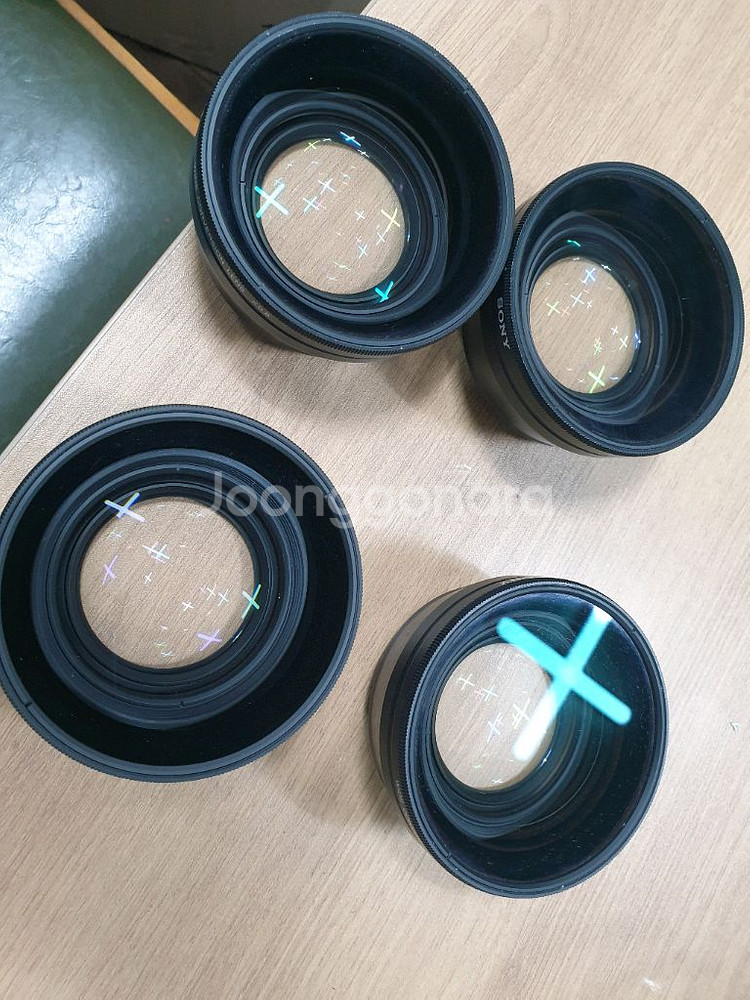 소니 SONY VCL-HG0872 렌즈 4개 일괄판매--2