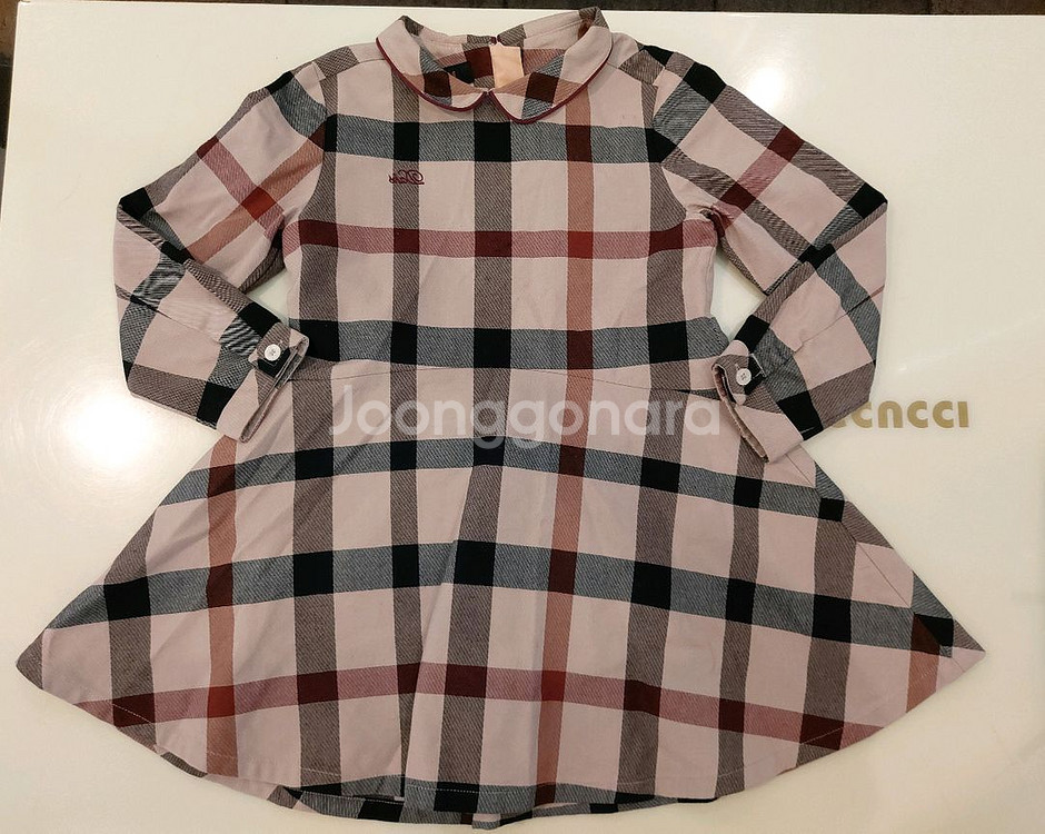 아동 닥스키즈 봄가을 체크원피스 110사이즈--0