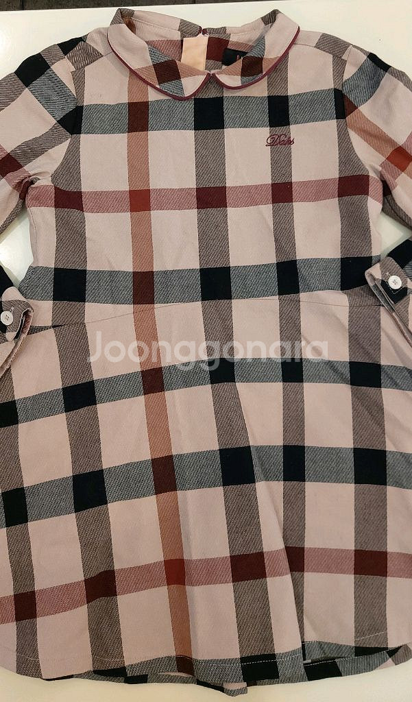 아동 닥스키즈 봄가을 체크원피스 110사이즈--1