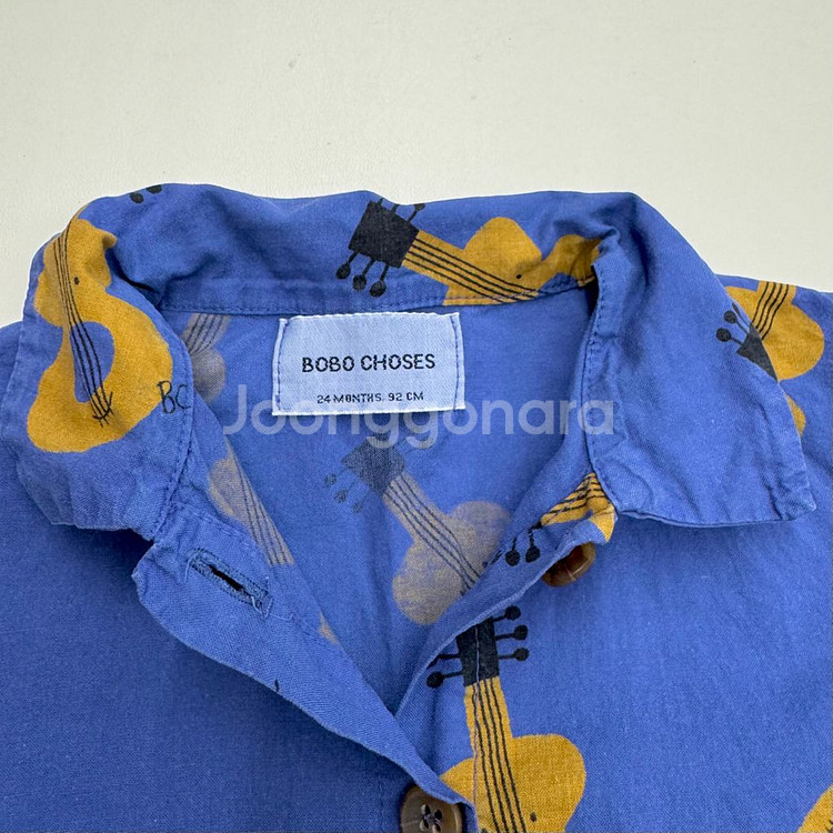 보보쇼즈 어쿠스틱 기타 반팔셔츠셋업 92cm--6