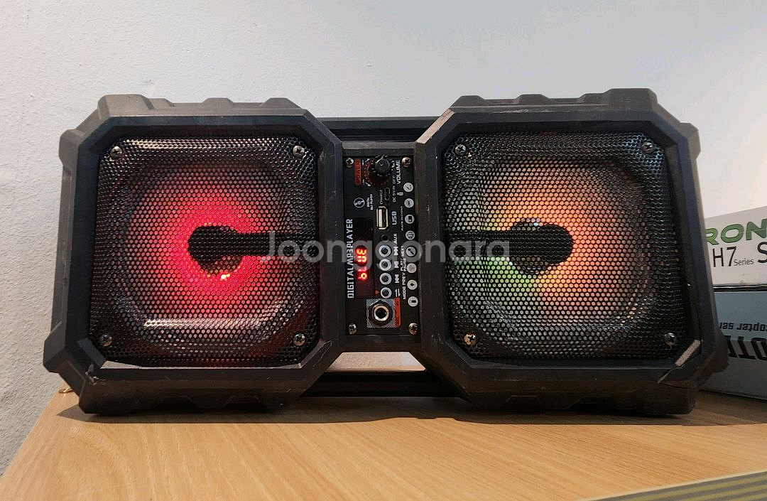 블루투스 LED스피커 앰프 내장--0