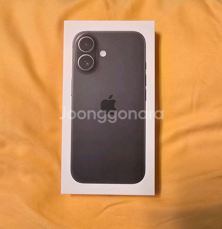 울산 아이폰 16 자급제 블랙 256GB 새제품 팝니다--0