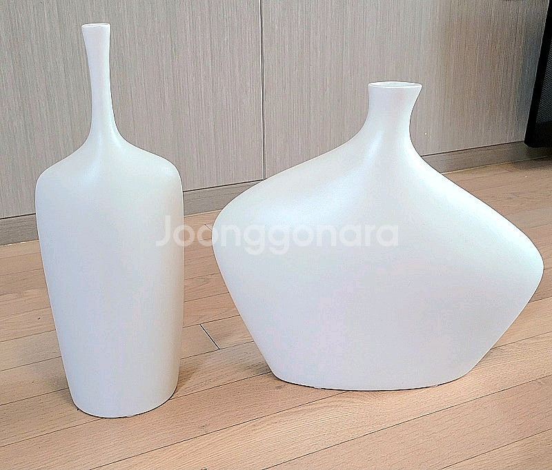 반값 까사미아 화병도자기세트2개가격 인테리어소품--0