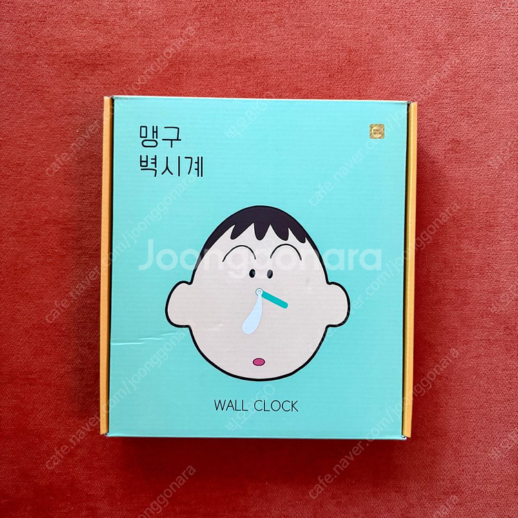 미개봉 짱구는못말려 맹구 벽시계 + 가방고리--0