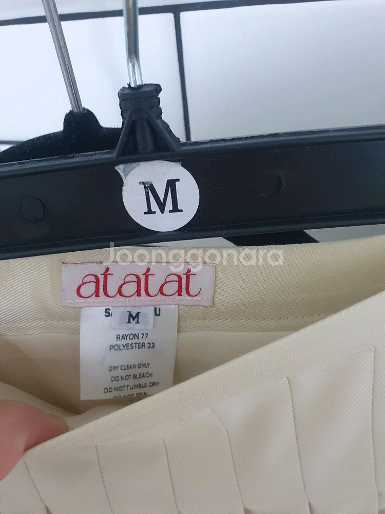 atatat 앳앳앳 살롱드주 플리츠 스커트 M--3