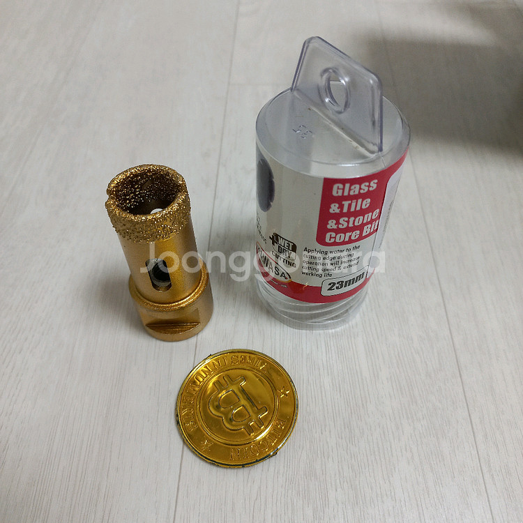 가와사 그라인더용 다이아몬드 멀티홀쏘 유리홀쏘 23mm--0