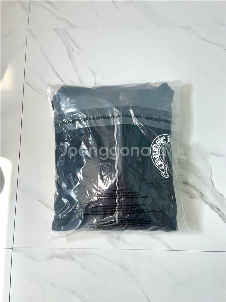 새상품 신형 크롬하츠 헤비웨이트 홀스슈 플로랄 후드집업--0