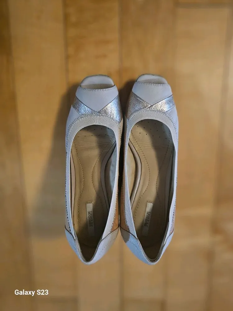 제옥스 가죽 웨지힐 이미지