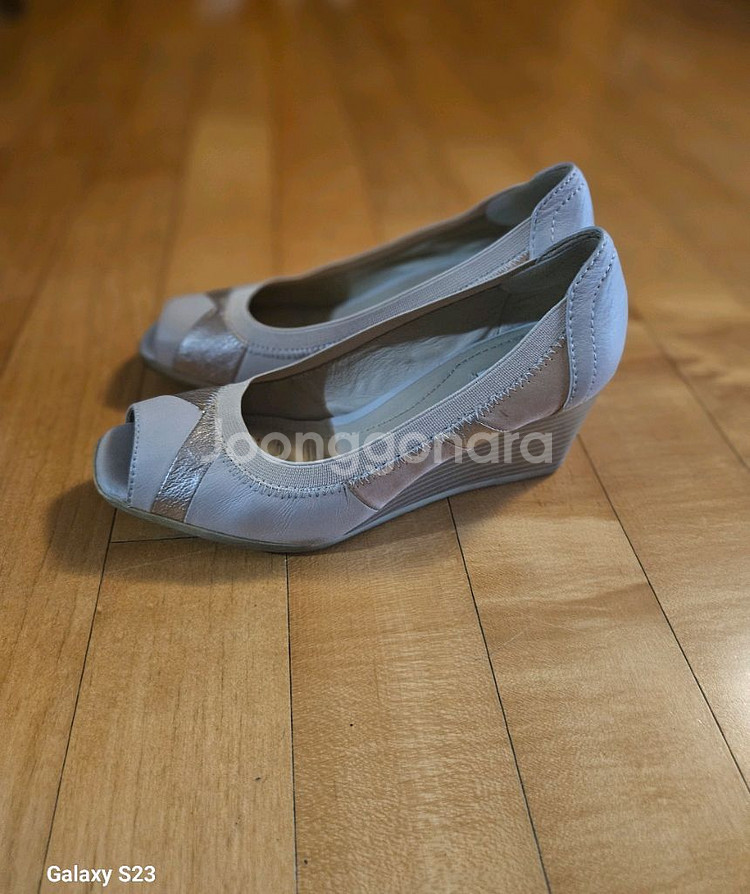 제옥스 가죽 웨지힐--2