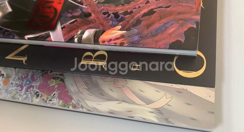 쿠죠키요 트리니트 블러드 화집 2권 세트--6