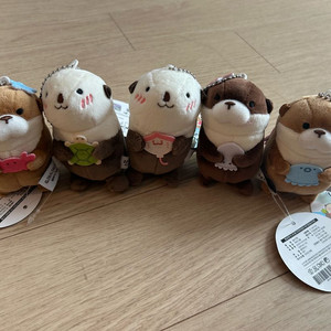 바다조아 우소우소 인형키링 5개세트 (8cm)
