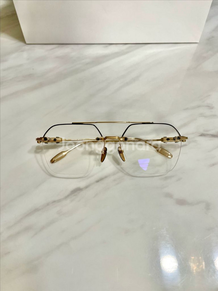 새상품 신형 크롬하츠 플루이드 안경 투톤금테 보증서O--1