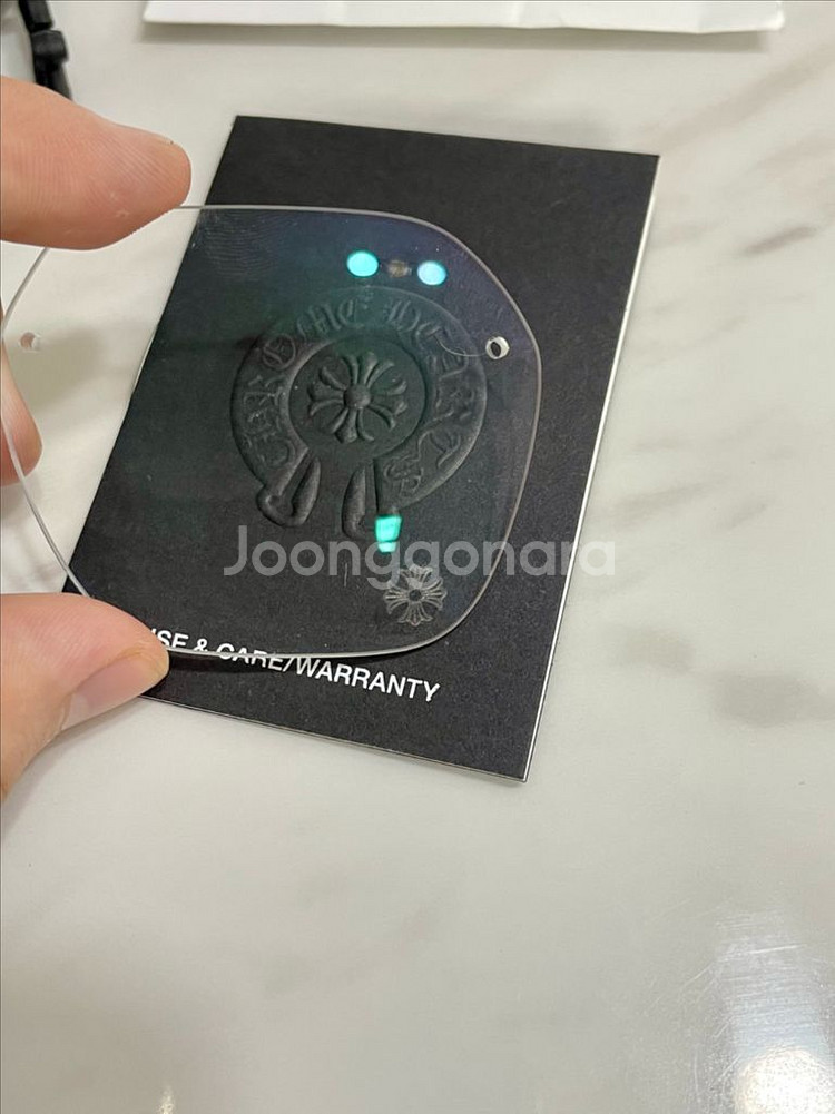 새상품 신형 크롬하츠 플루이드 안경 투톤금테 보증서O--8