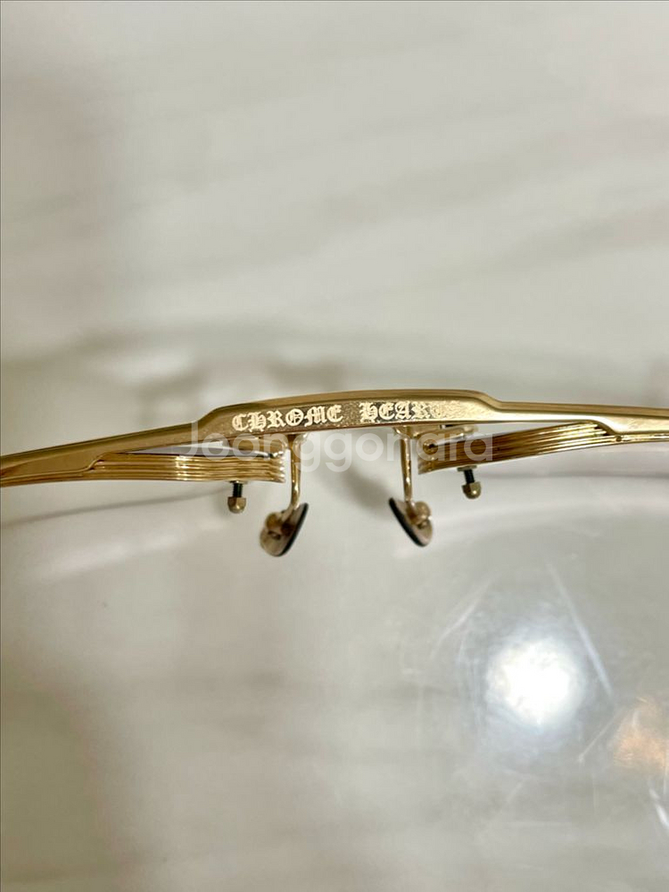 새상품 신형 크롬하츠 플루이드 안경 투톤금테 보증서O--4