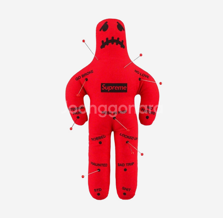 슈프림 부두 돌 레드 인형 세트 인테리어 소품--0