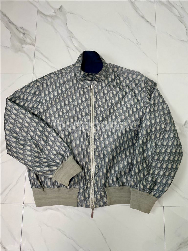 디올 오블리크 리버서블 테크니컬 봄버 블루종 자켓 50--0