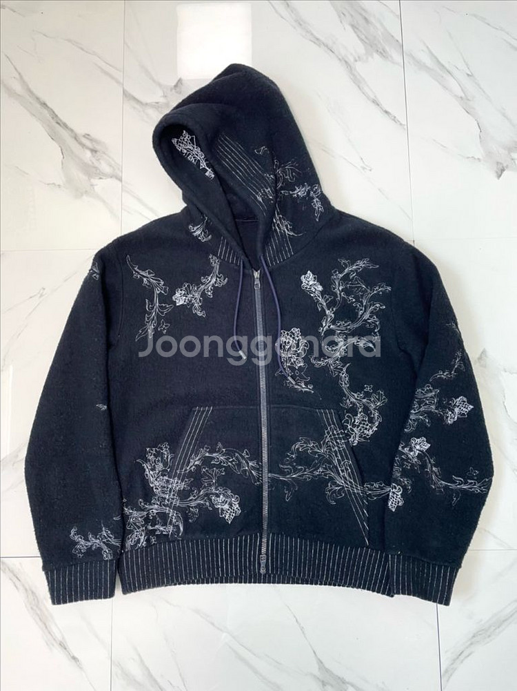 루이비통 엠브로이더드 후리스 후드집업 XL 정품카드O--1