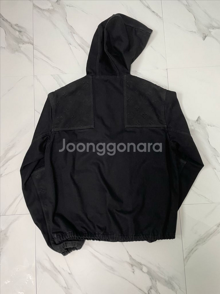 루이비통 모노그램 카펜터 데님 후드 자켓 50 백화점탭--3