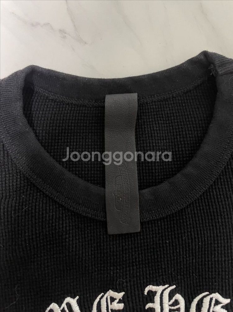 신형 크롬하츠 세메터리 와플 니트 M 영수증O--2