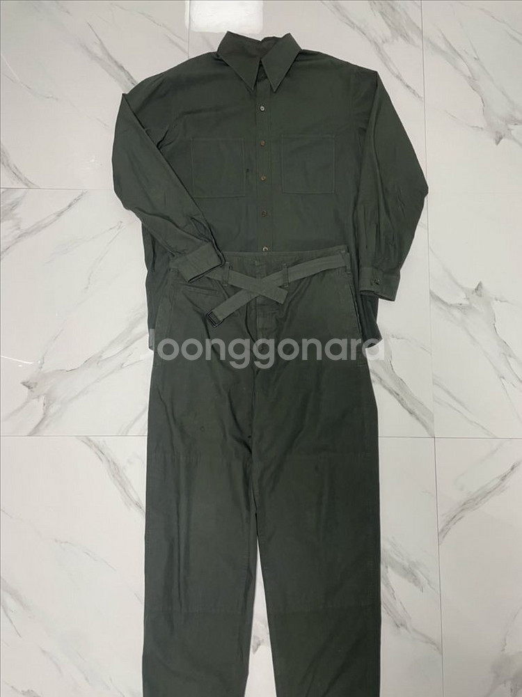 르메르 트렌치 셋업 50/48 딥포레스트--2