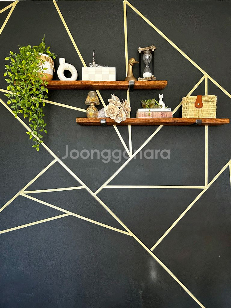 100년이상된 올드오크 빈티지 고재 벽선반 카페벽선반--5