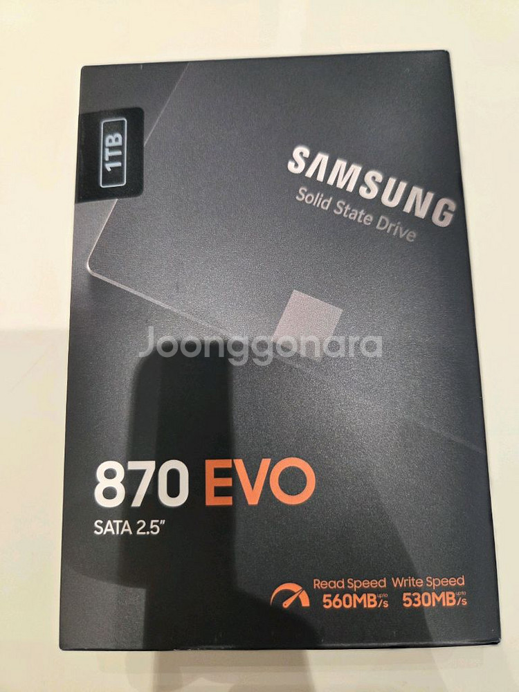 삼성 870 EVO SSD (500GB/1TB) 미개봉--1