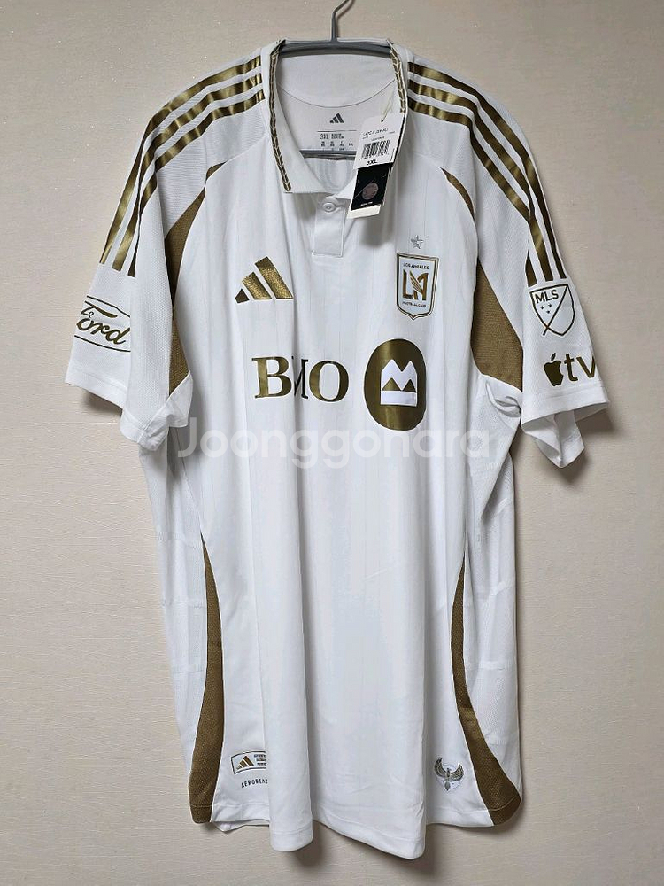 LAFC 어웨이 어센틱 손흥민 마킹 3XL 정품 유니폼--0