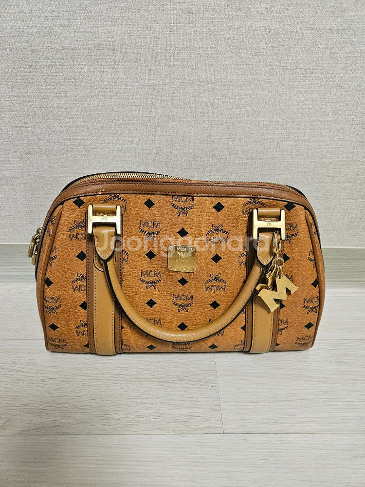 mcm 보스턴 토트백--0
