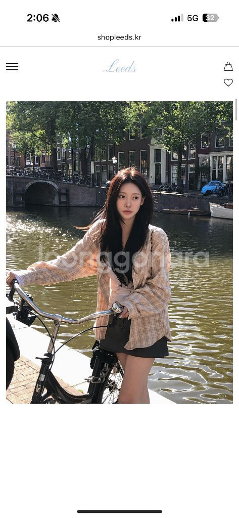 리즈leeds nutty check shirts체크셔츠--0