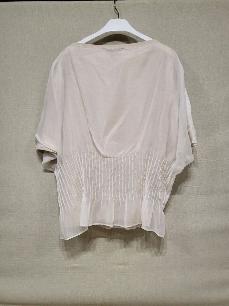 (새제품) ZARA 자라 오간자 니트탑--2