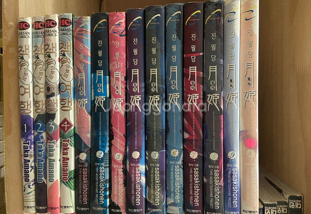 만화 정리 1/죽지않는꿈, 진월담월희, 마린블루 등--2
