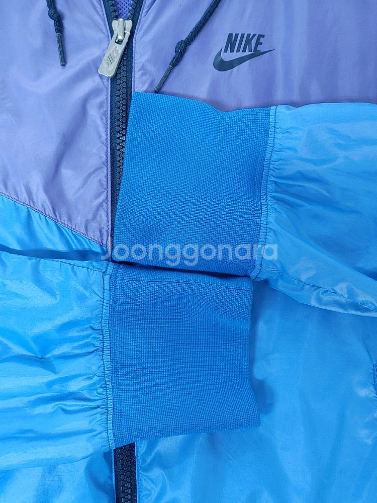 NIKE 나이키 투톤 후드바람막이(보라파랑)--4