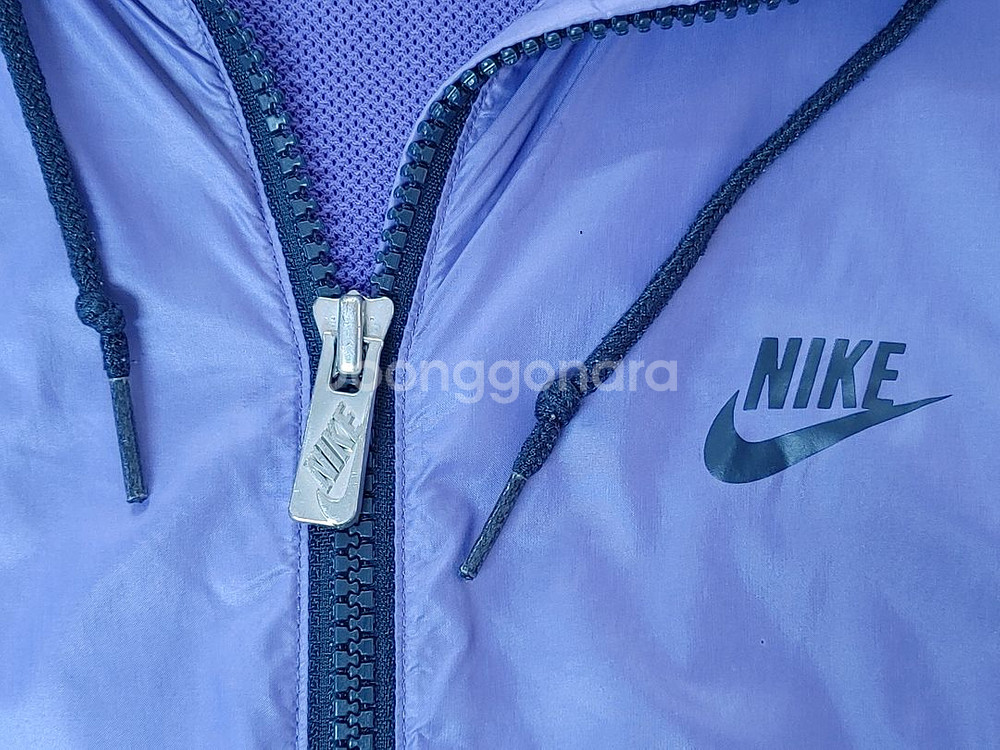 NIKE 나이키 투톤 후드바람막이(보라파랑)--3