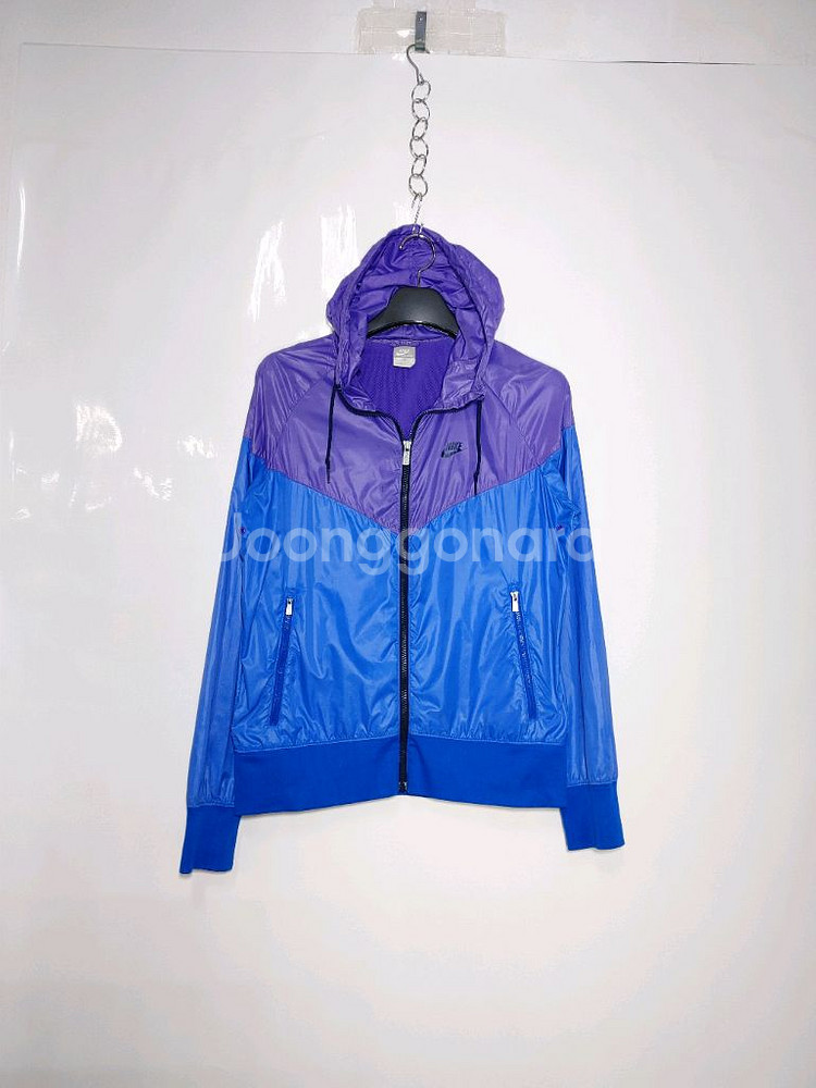 NIKE 나이키 투톤 후드바람막이(보라파랑)--0