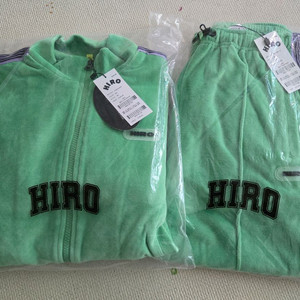 히로 벨로아 집업,팬츠 셋업 멜론 140 택포