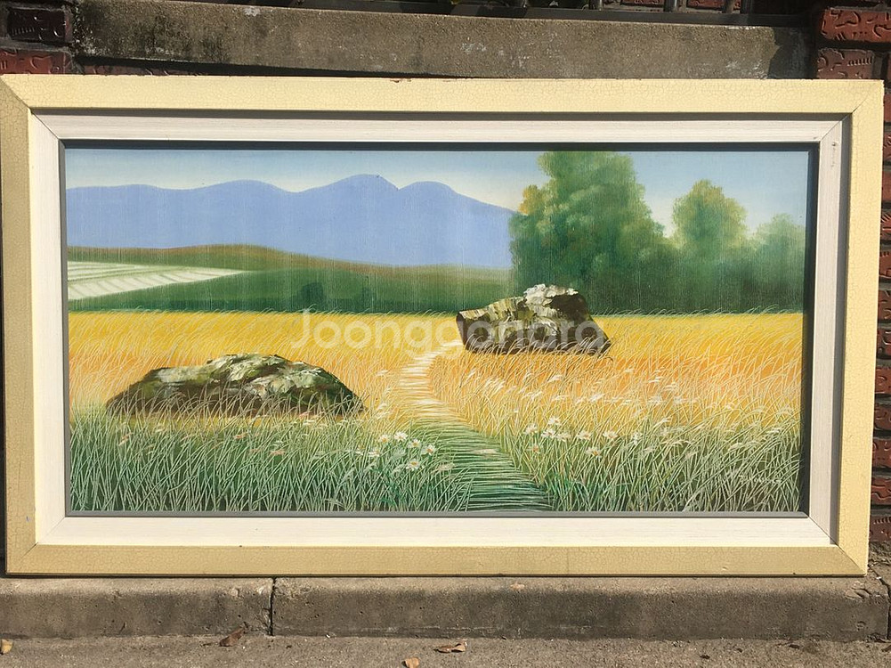풍경화 유화 그림 대형 액자--0