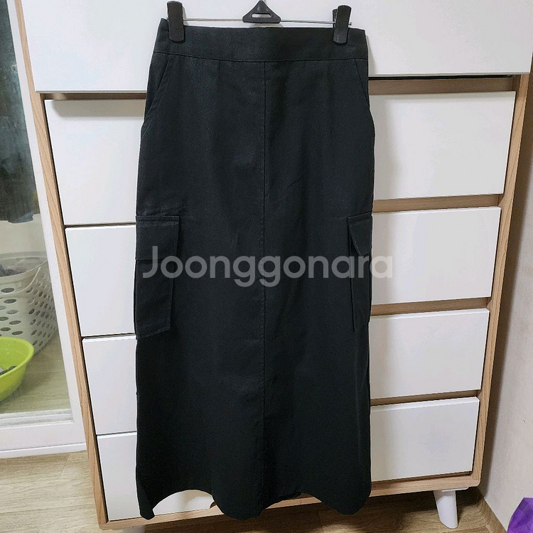 (새상품) 카고 롱스커트--0