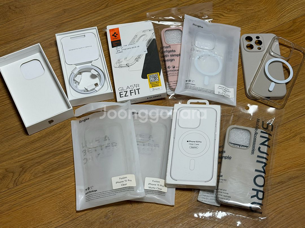 아이폰 15프로 256GB 내추럴 티타늄--8
