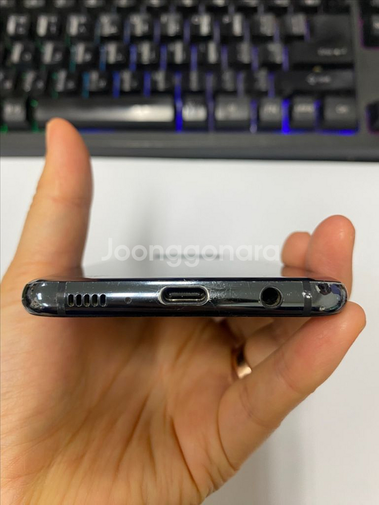 자급제 갤럭시S10E 블랙 128GB 무잔상--6