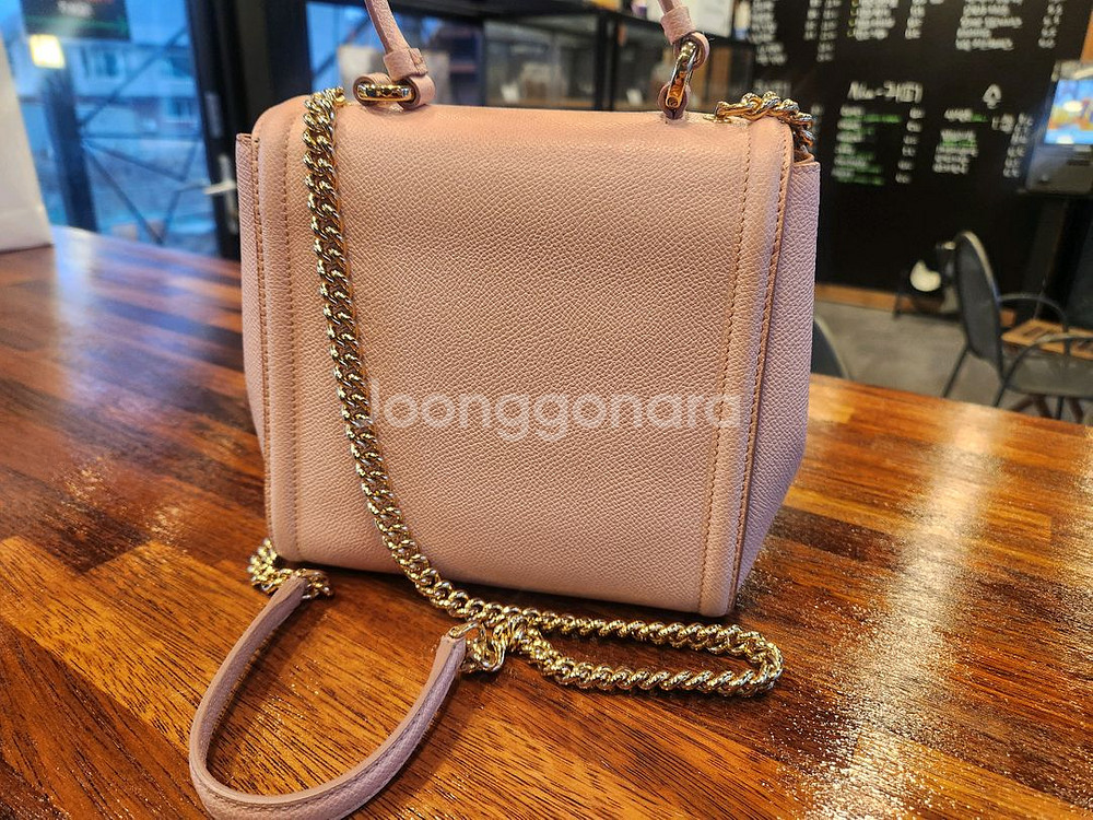 페라가모 21 G646 바라 장식 탑핸들 스몰 캐리백--3