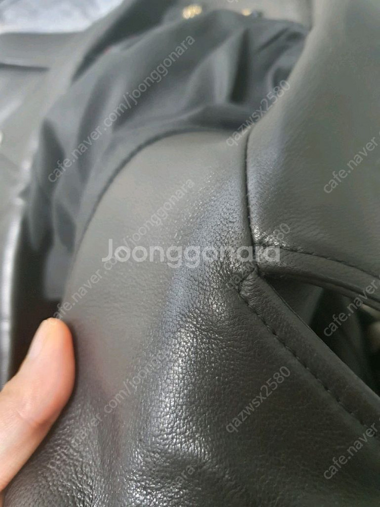 램스킨 레더자켓 m--6