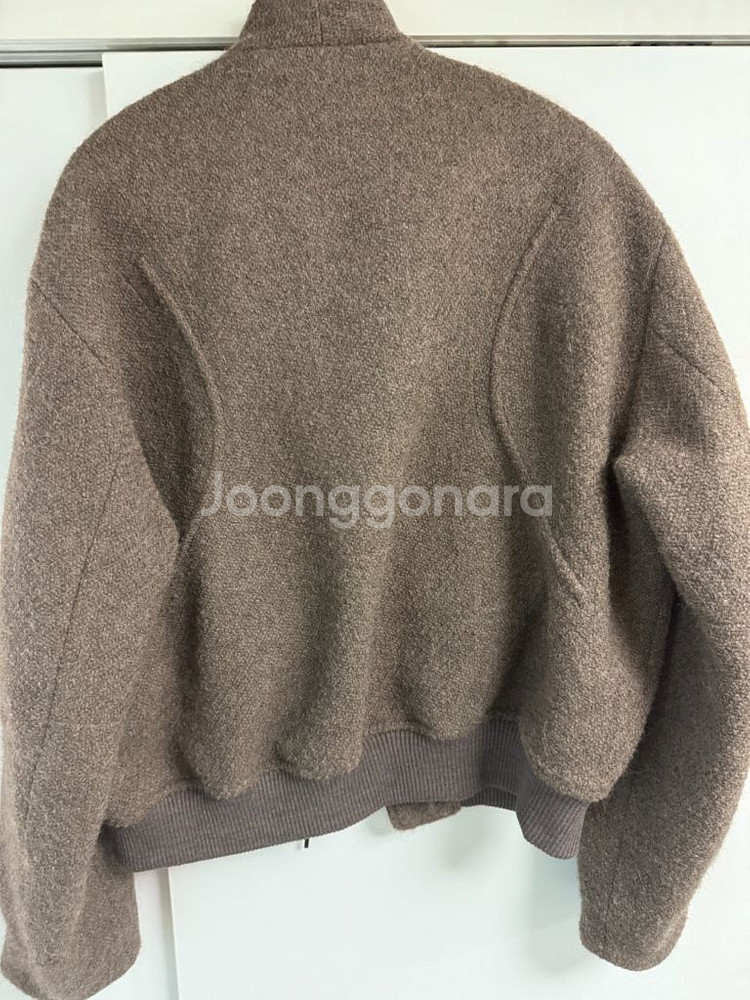 쿠어 인터널 바인딩 숄카라 점퍼 멜란지베이지 s사이즈--1